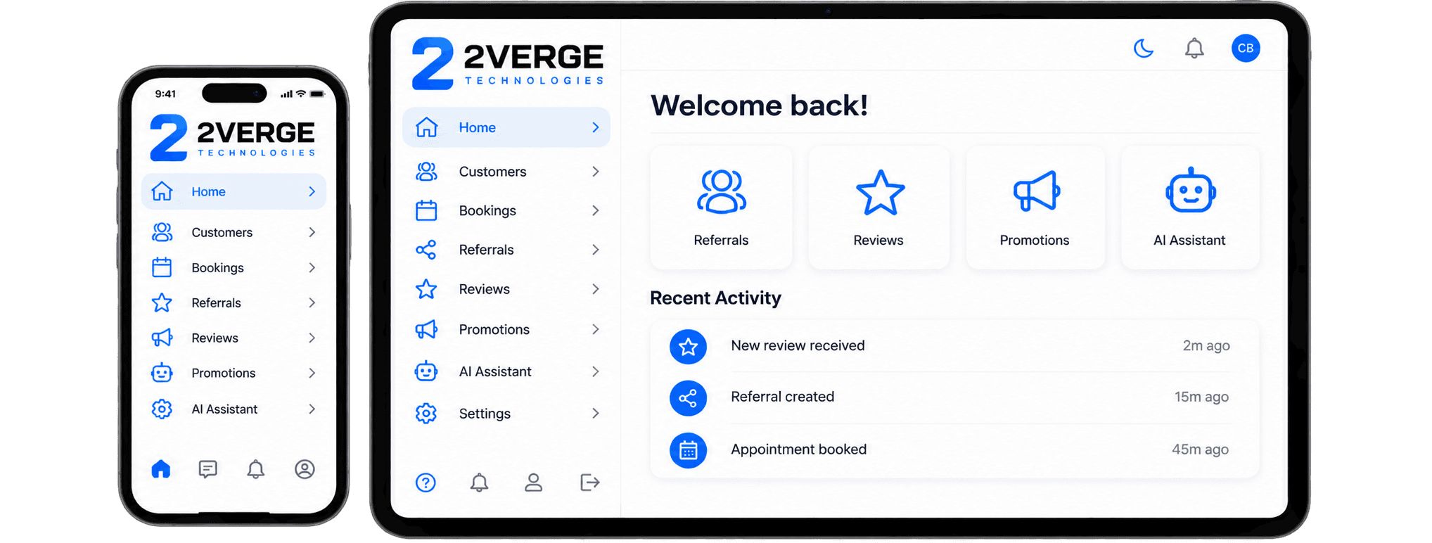 2VRG customer platform preview